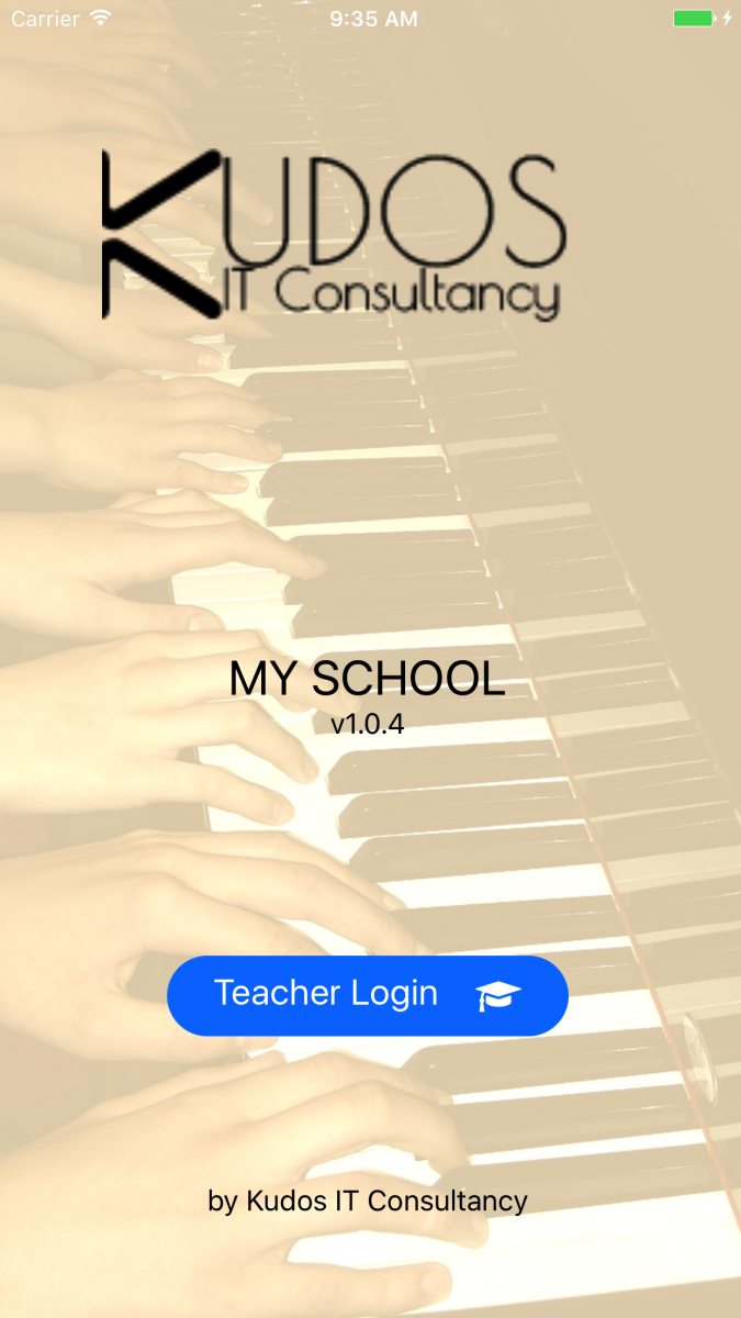 MySchool Mobile App | iOS Home View MySchool Mobile App | iOS Home View