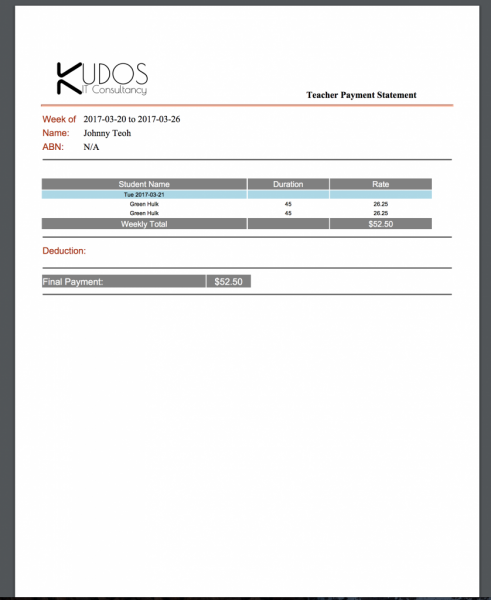 MySchool Admin Web User | Dashboard Teacher Payslip in PDF MySchool Admin Web User | Dashboard Teacher Payslip in PDF